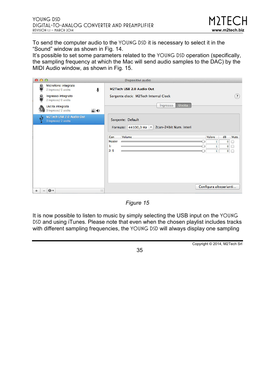 M2tech | M2TECH Young DSD User Manual | Page 35 / 88