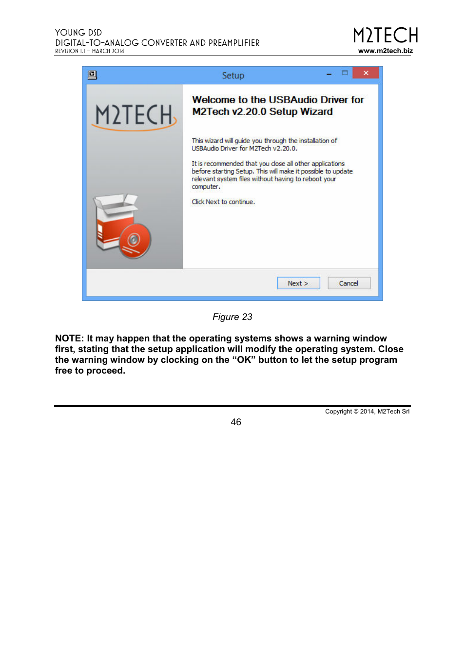 M2tech | M2TECH Young DSD User Manual | Page 46 / 88