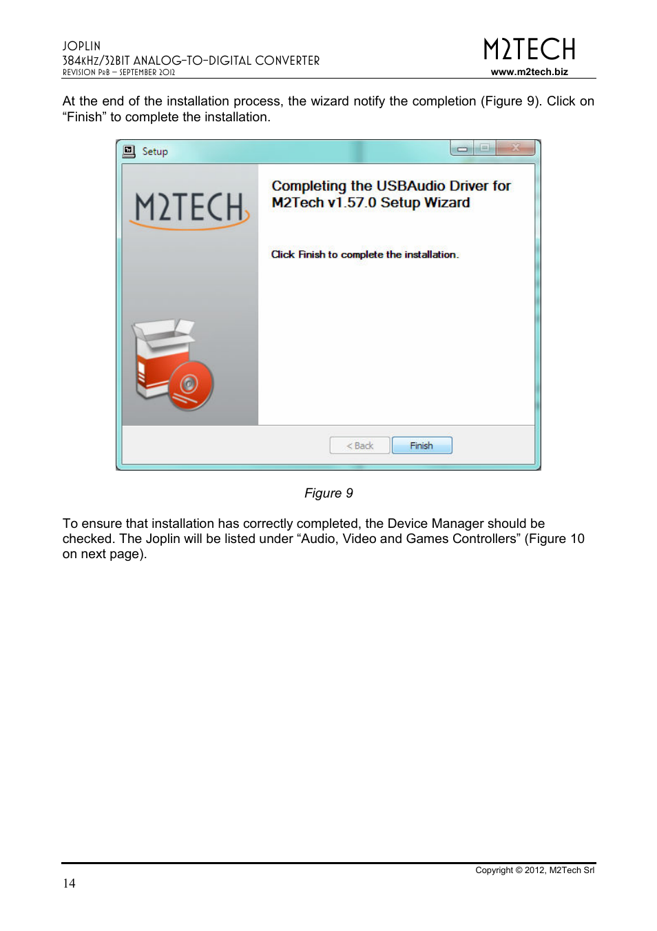 M2tech | M2TECH Joplin User Manual | Page 14 / 40