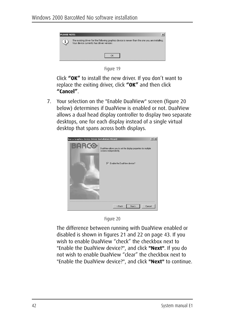 Barco E1 User Manual | Page 41 / 124