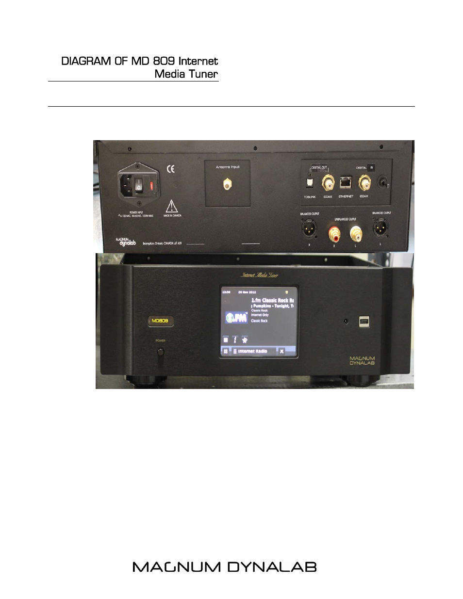 Magnum Dynalab MD-809T User Manual | Page 20 / 27