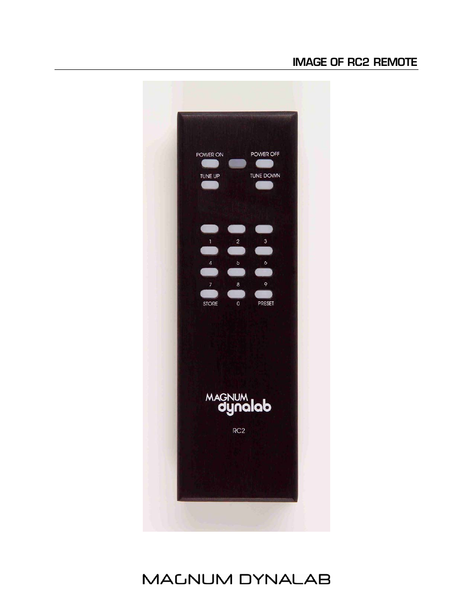 Image of rc2 remote | Magnum Dynalab MD-108T User Manual | Page 10 / 16