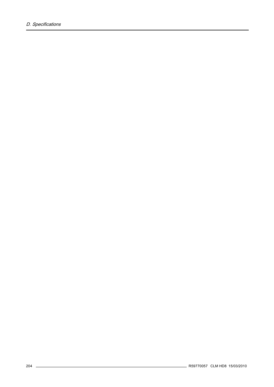 Barco CLM HD8 R9050130 User Manual | Page 208 / 231