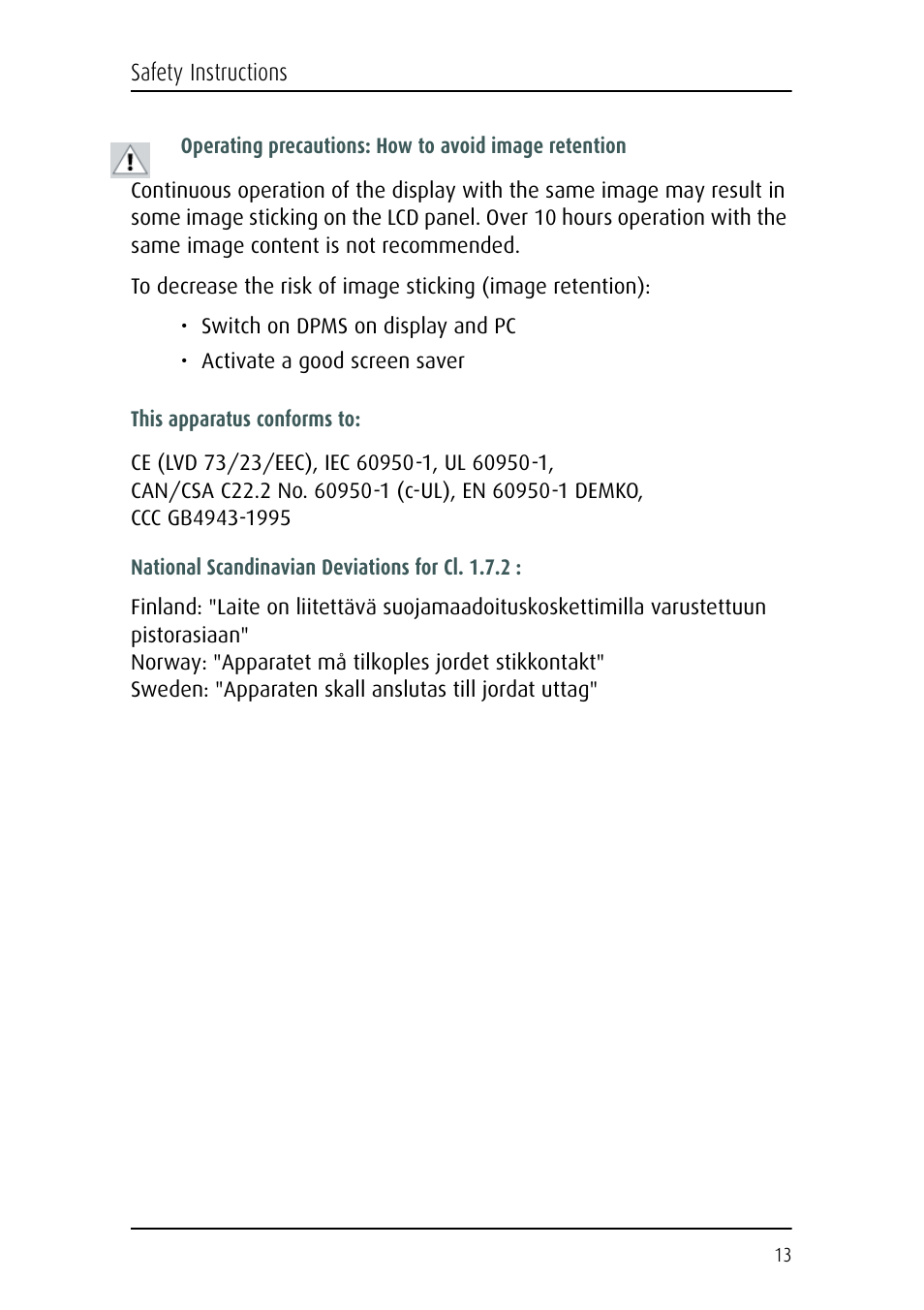 Barco CORONIS MFGD 3621 User Manual | Page 13 / 119