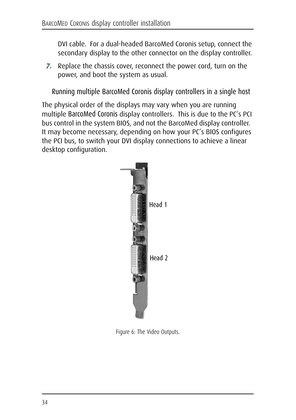 Barco CORONIS MFGD 3621 User Manual | Page 34 / 119