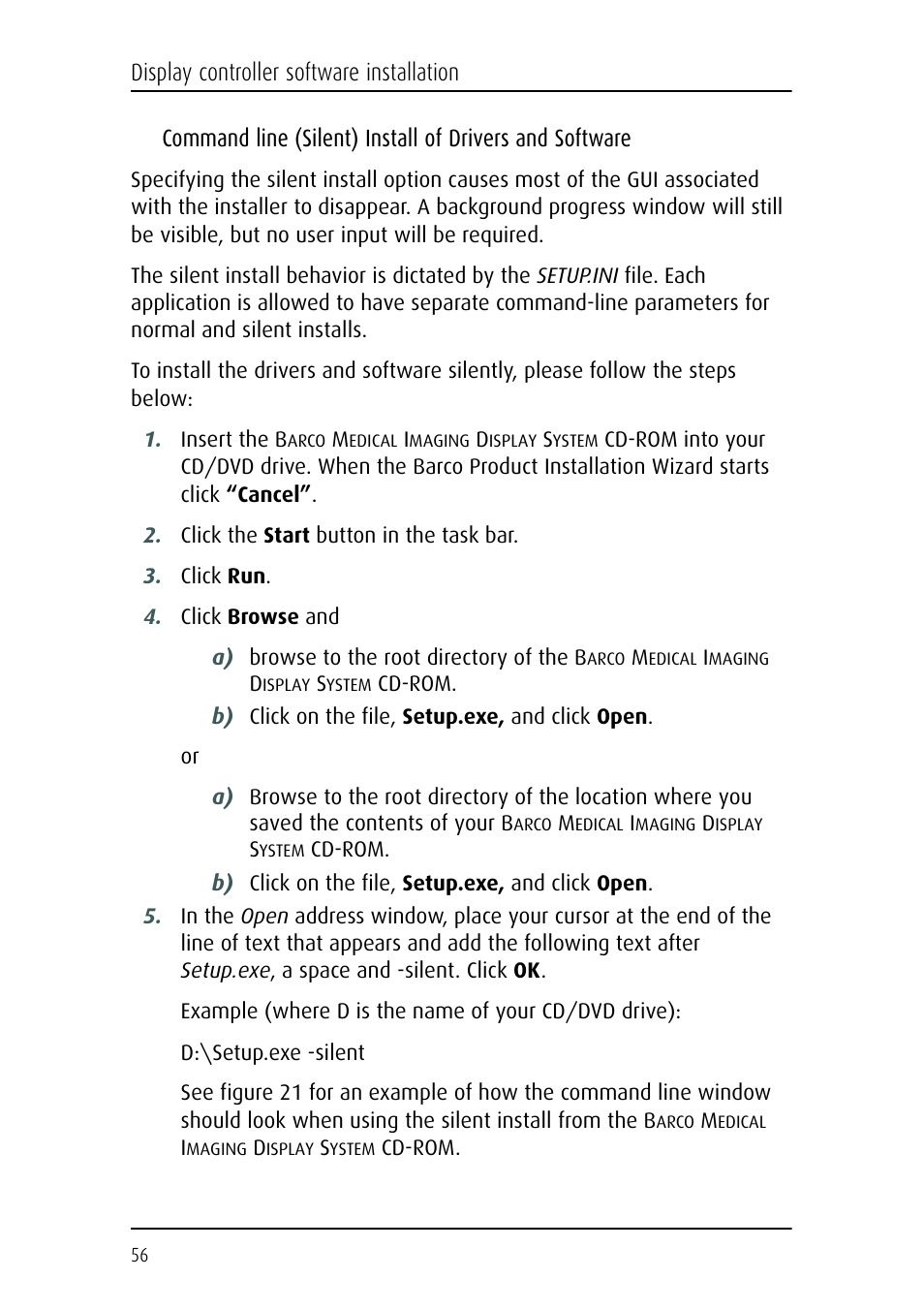 Barco CORONIS MFGD 3621 User Manual | Page 56 / 119