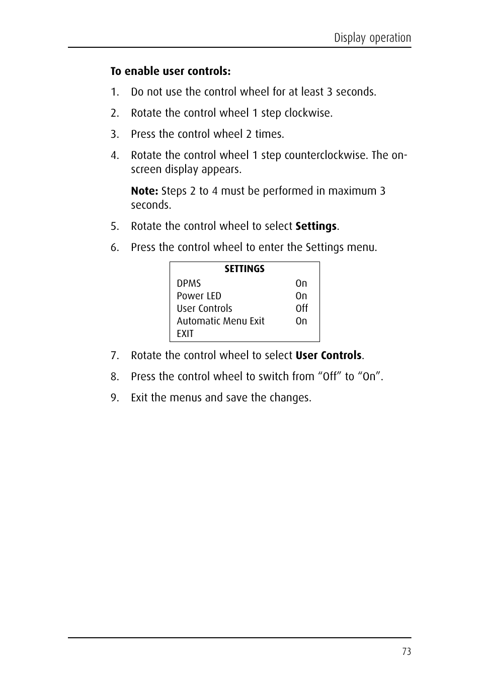 Barco E-2320 C (SE) User Manual | Page 73 / 104