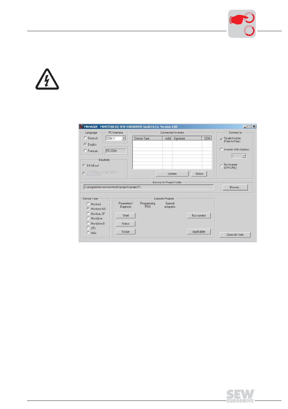 Metalfab SEW Eurodrive MOVIMOT MM..C User Manual | Page 107 / 168