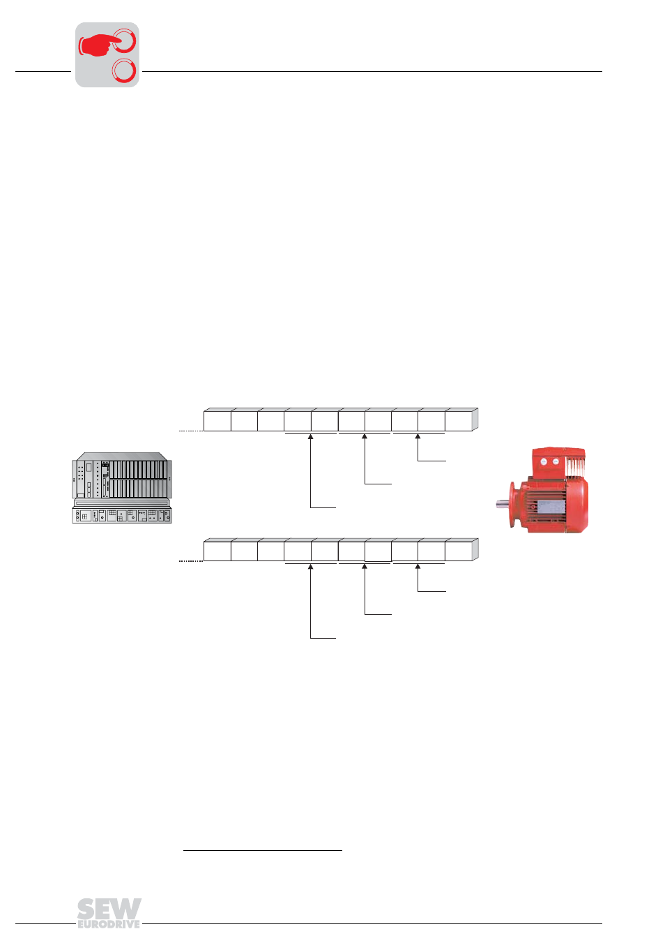 Sample message, Ac motor. movimot, Speed [%] setpoint = 50% (from f | Po3: 0bb8, Ramp = 3 s request message from movimot | Metalfab SEW Eurodrive MOVIMOT MM..C User Manual | Page 126 / 168