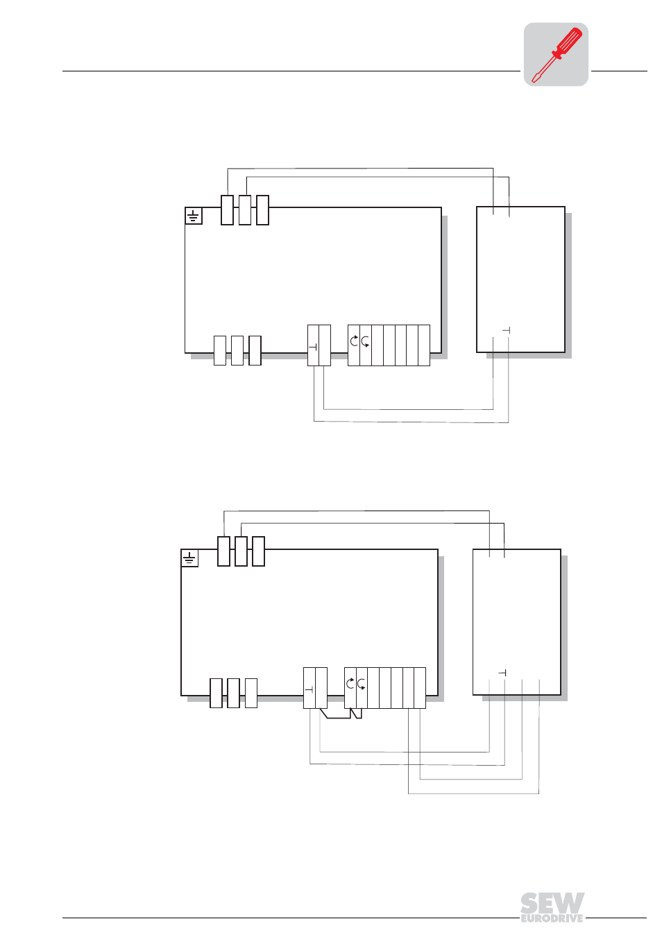 4 connection movimot® options, Connection of mlu11a option, Connection of mlg11a option | Connection movimot, Options | Metalfab SEW Eurodrive MOVIMOT MM..C User Manual | Page 27 / 168