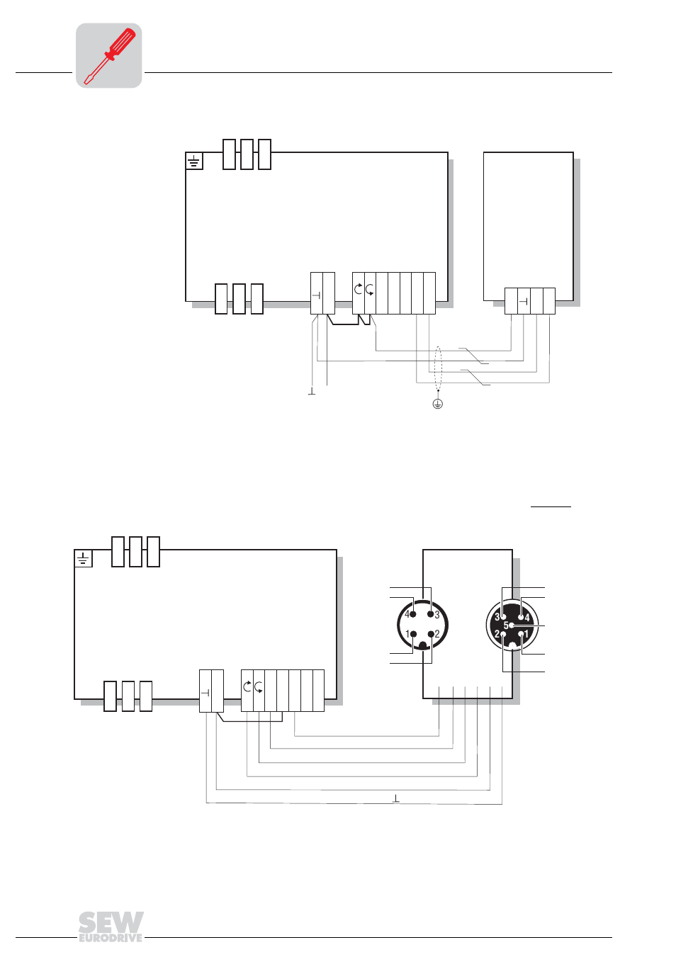 Connection of mbg11a option, Connection of mlk11a option | Metalfab SEW Eurodrive MOVIMOT MM..C User Manual | Page 28 / 168