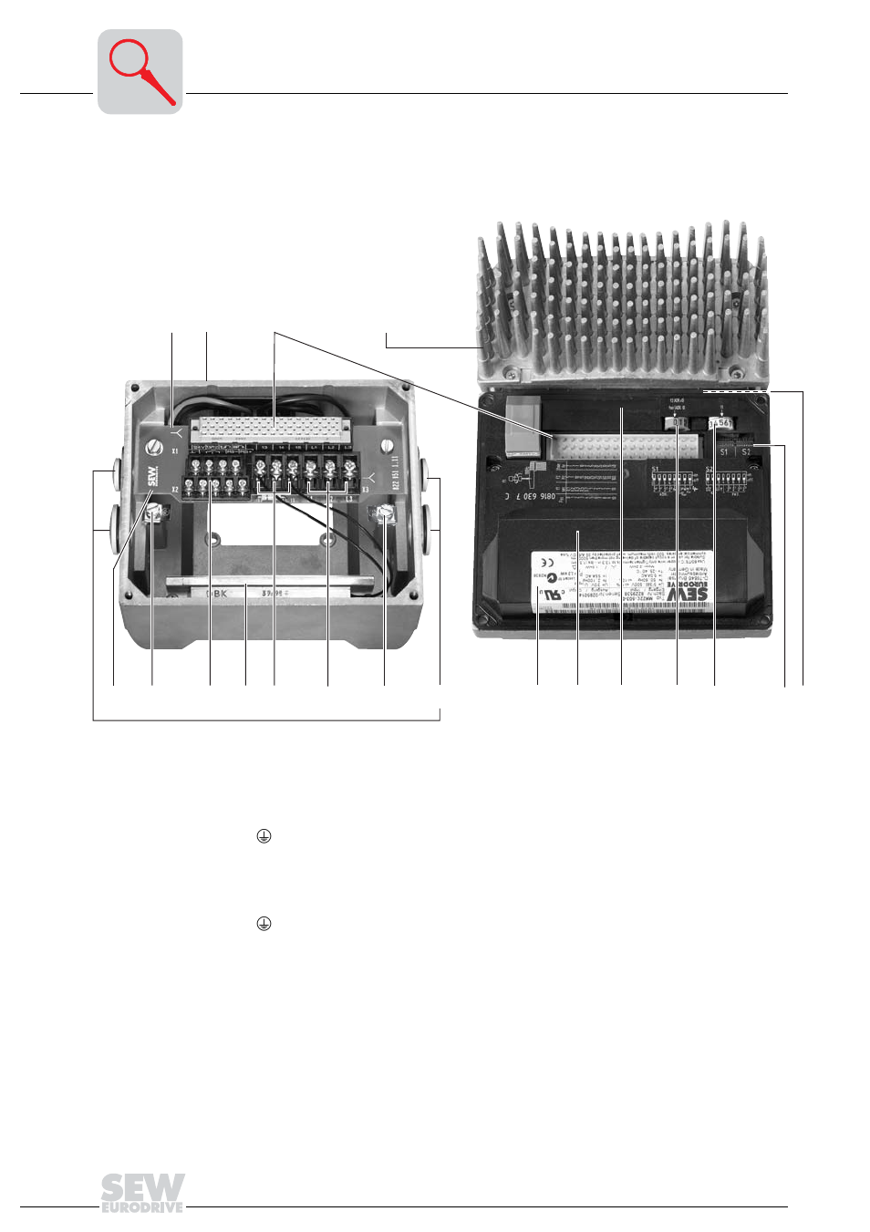 3 unit design, 1 movimot® inverter (standard design), 3 unit | Design, Movimot, 3unit design, Movimot® inverter (standard design) unit design, 1 movimot, Inverter (standard design) | Metalfab SEW Eurodrive MOVIMOT MM..C User Manual | Page 8 / 168