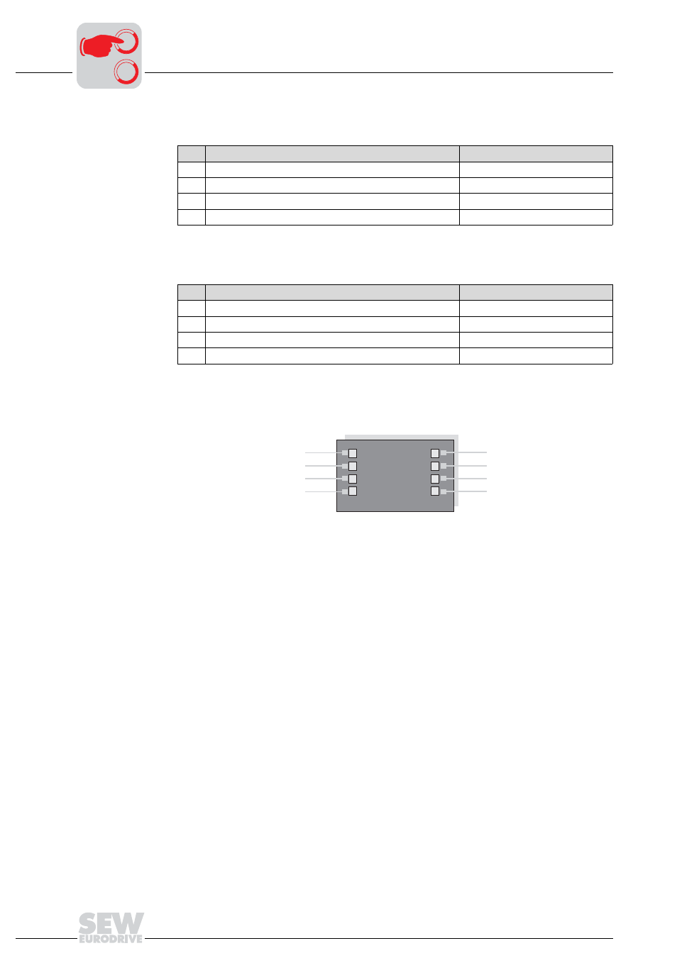 Data from asi master to mlk11a, Data from mlk11a to asi master, Led display | Metalfab SEW Eurodrive MOVIMOT MM..C User Manual | Page 86 / 168
