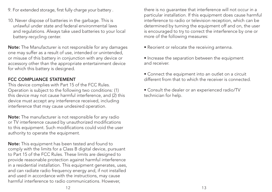 myCharge Freedom 2000 RFAM0273 User Manual | Page 7 / 8