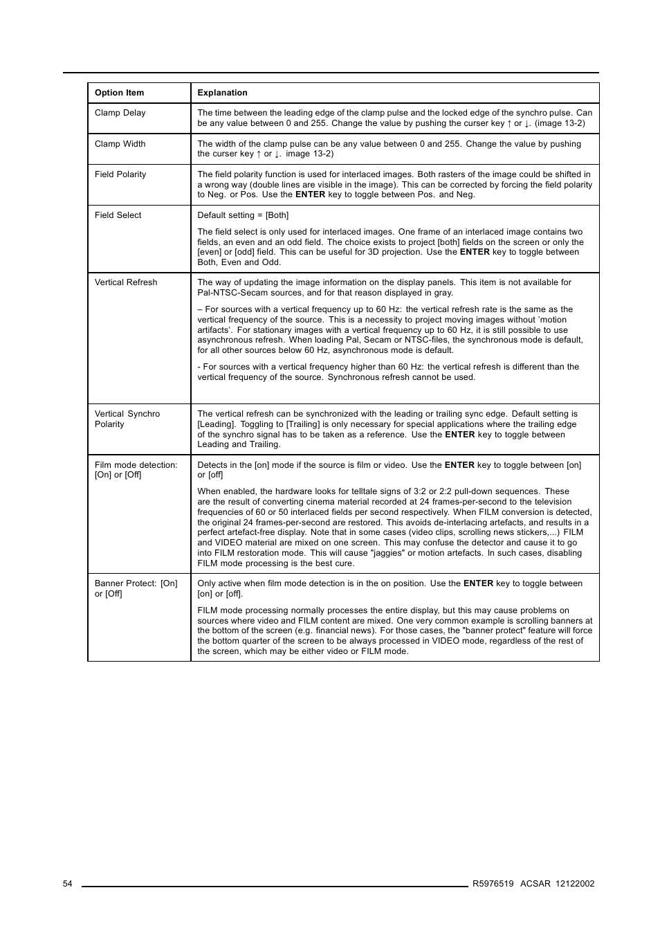 Barco R9806700 User Manual | Page 58 / 105