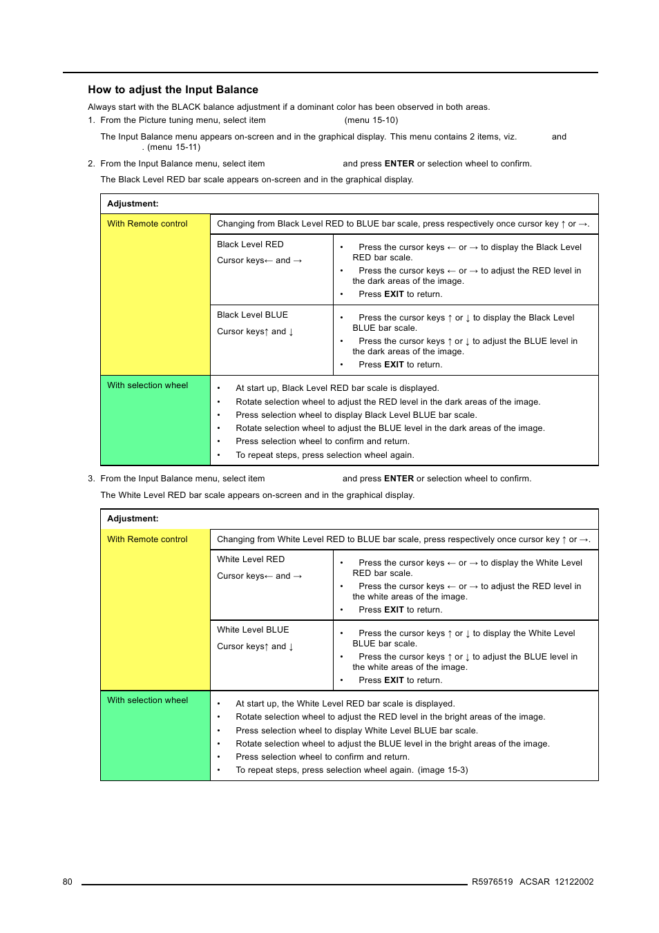 Barco R9806700 User Manual | Page 84 / 105