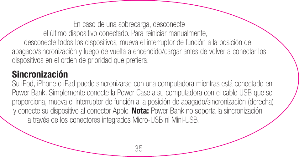 myCharge Portable Power Bank 6000 RFAM-0007 User Manual | Page 35 / 80