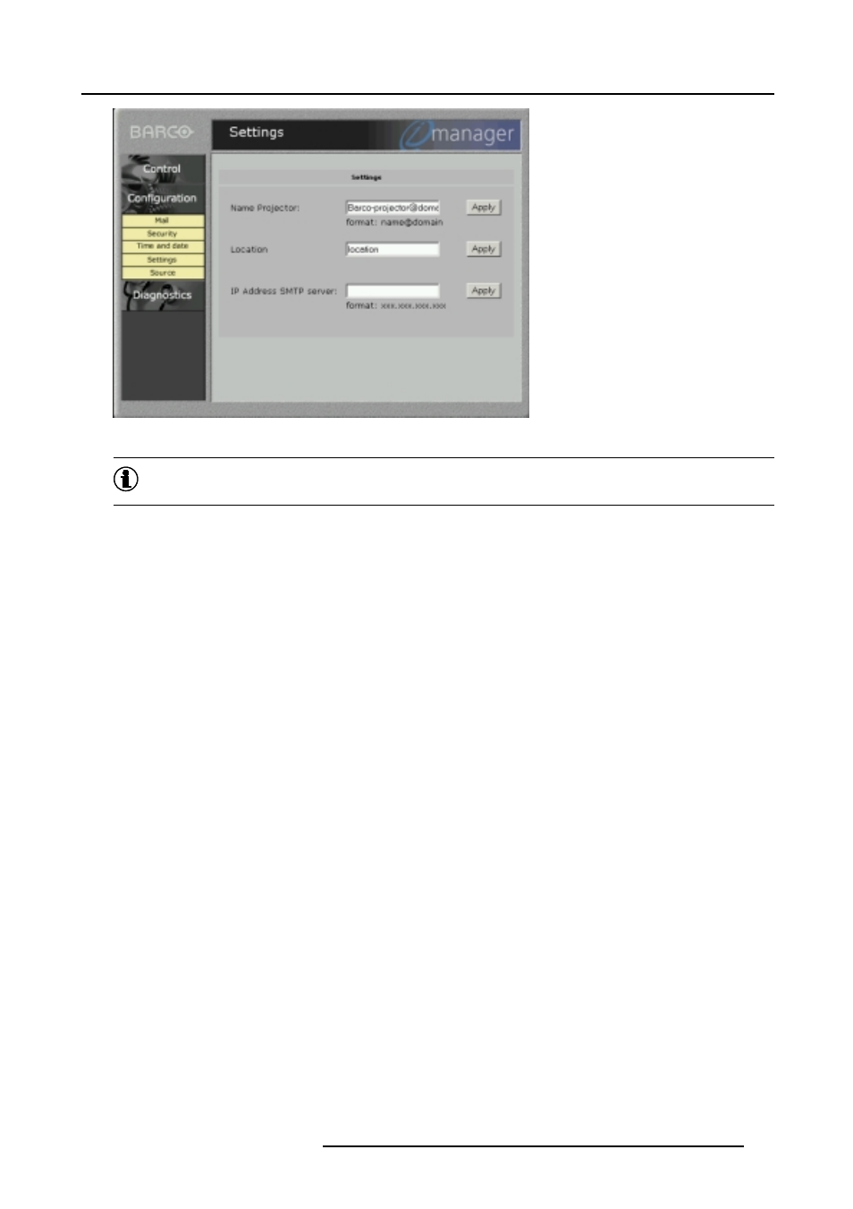 B.5.6 source, Source | Barco R9001960 User Manual | Page 111 / 127