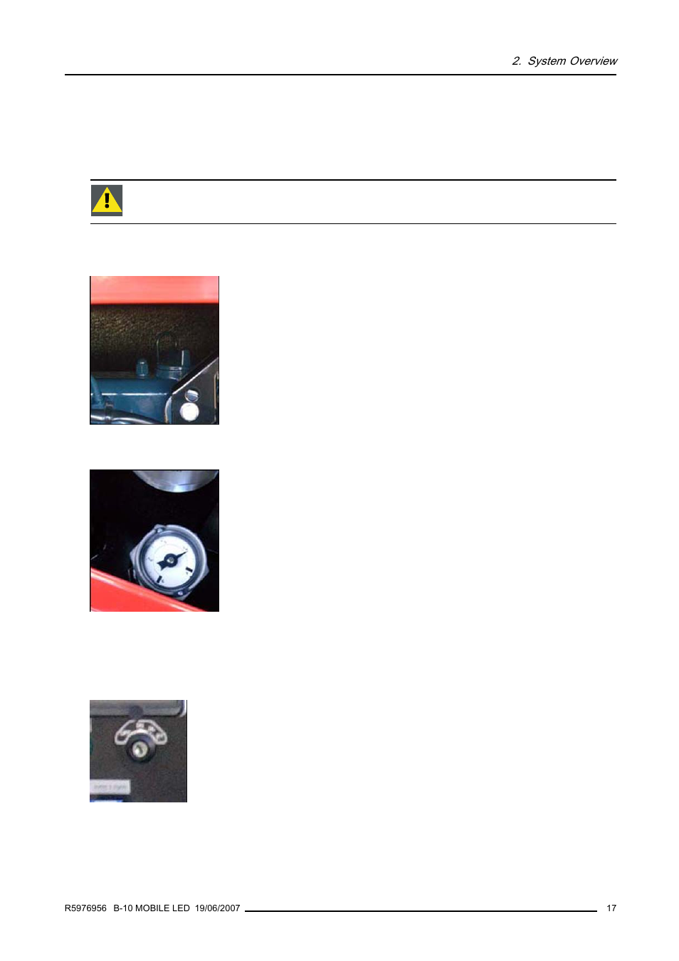 4 starting and using the generator, Starting and using the generator, System overview | Barco R9855510 User Manual | Page 21 / 47