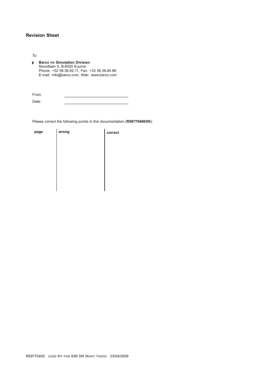 Barco R9849853 User Manual | Page 23 / 23
