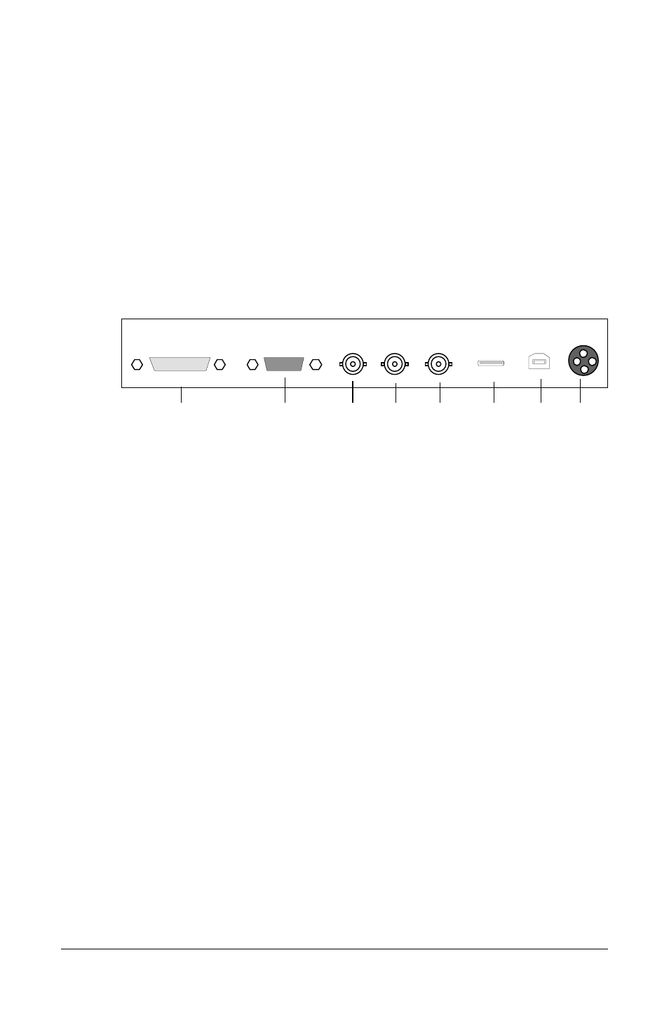 Rear | Barco MFGD 2320 User Manual | Page 8 / 36