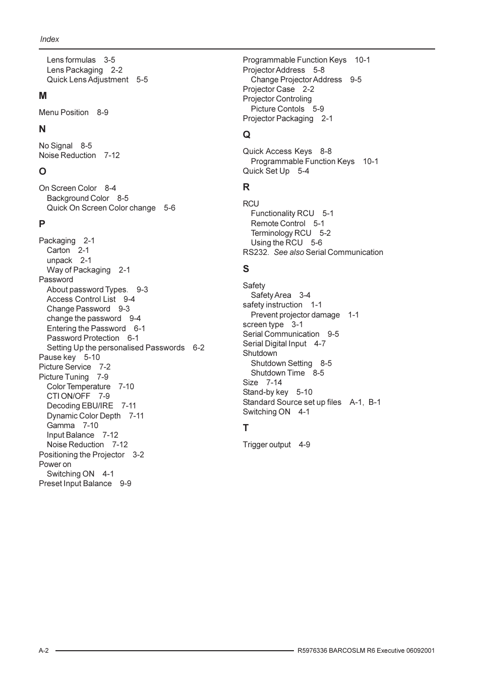 Barco R9002790 User Manual | Page 83 / 83
