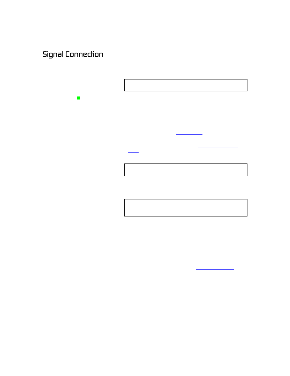 Signal connection, Páöå~д=`зеейенбзе, Installation | Barco DX-700 User Manual | Page 65 / 230