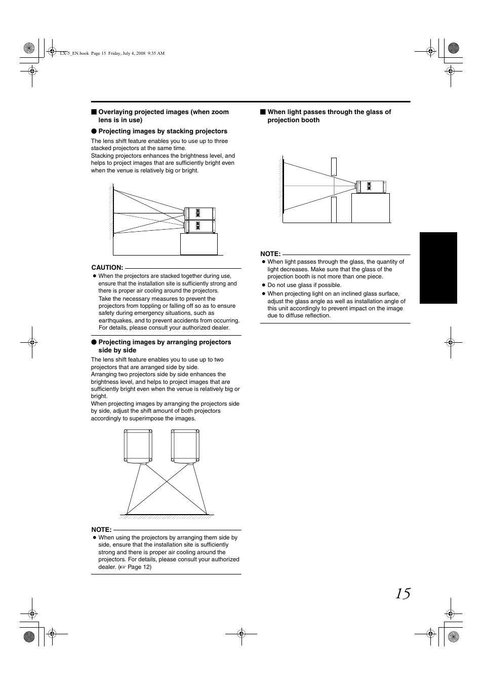 Barco D-ILA LX-5 User Manual | Page 15 / 52