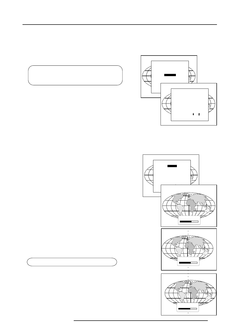 Random access adjustment mode, Geometry adjustments, Horizontal phase adjustment | Barco R9002120 User Manual | Page 31 / 57