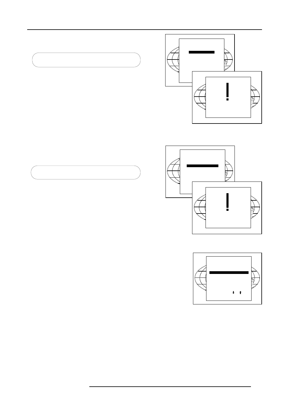 Service mode, Deletion of all blocks, All settings to midposition | Undo all settings to midpos | Barco R9002120 User Manual | Page 45 / 57