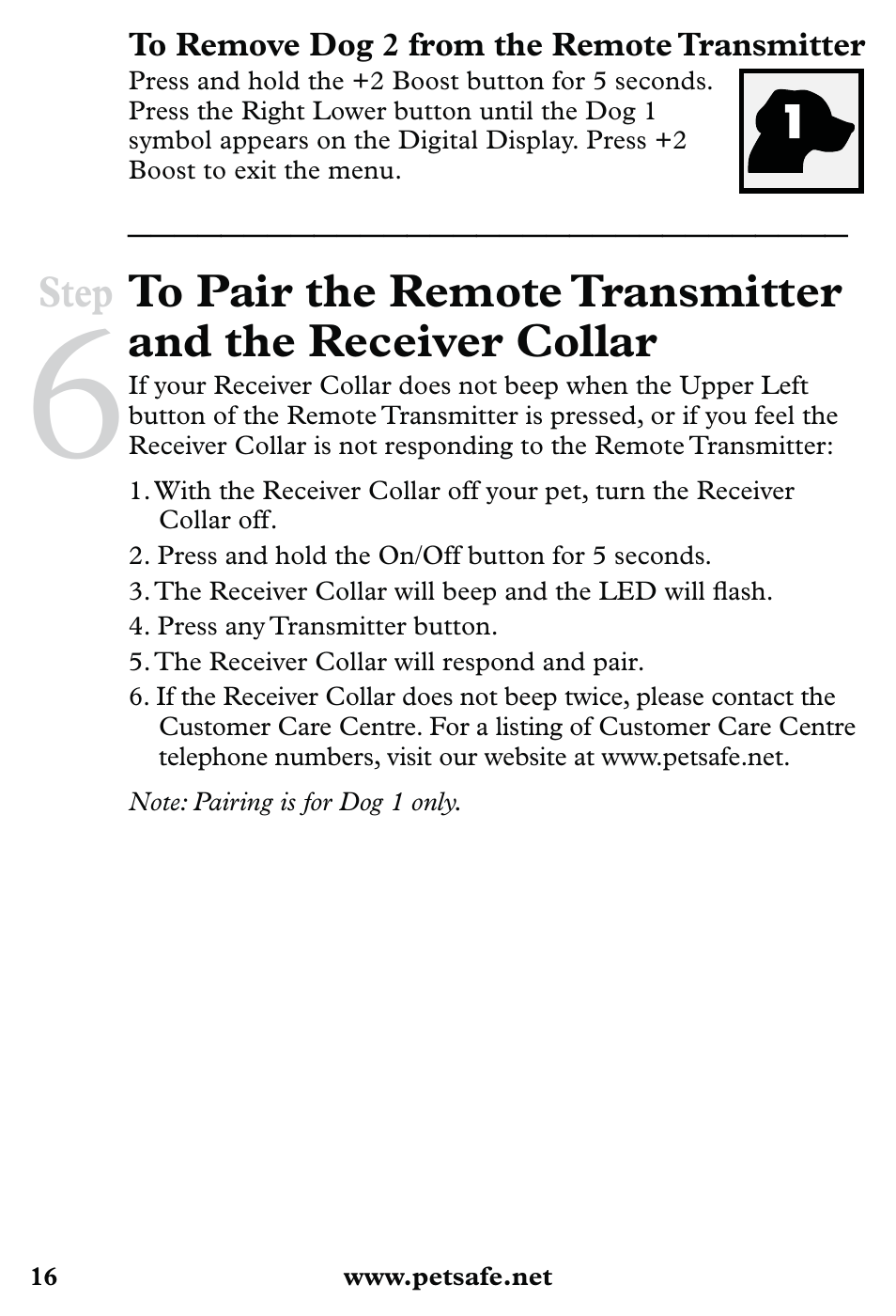 Petsafe 350 m Little Dog Deluxe Remote Trainer User Manual | Page 16 / 164