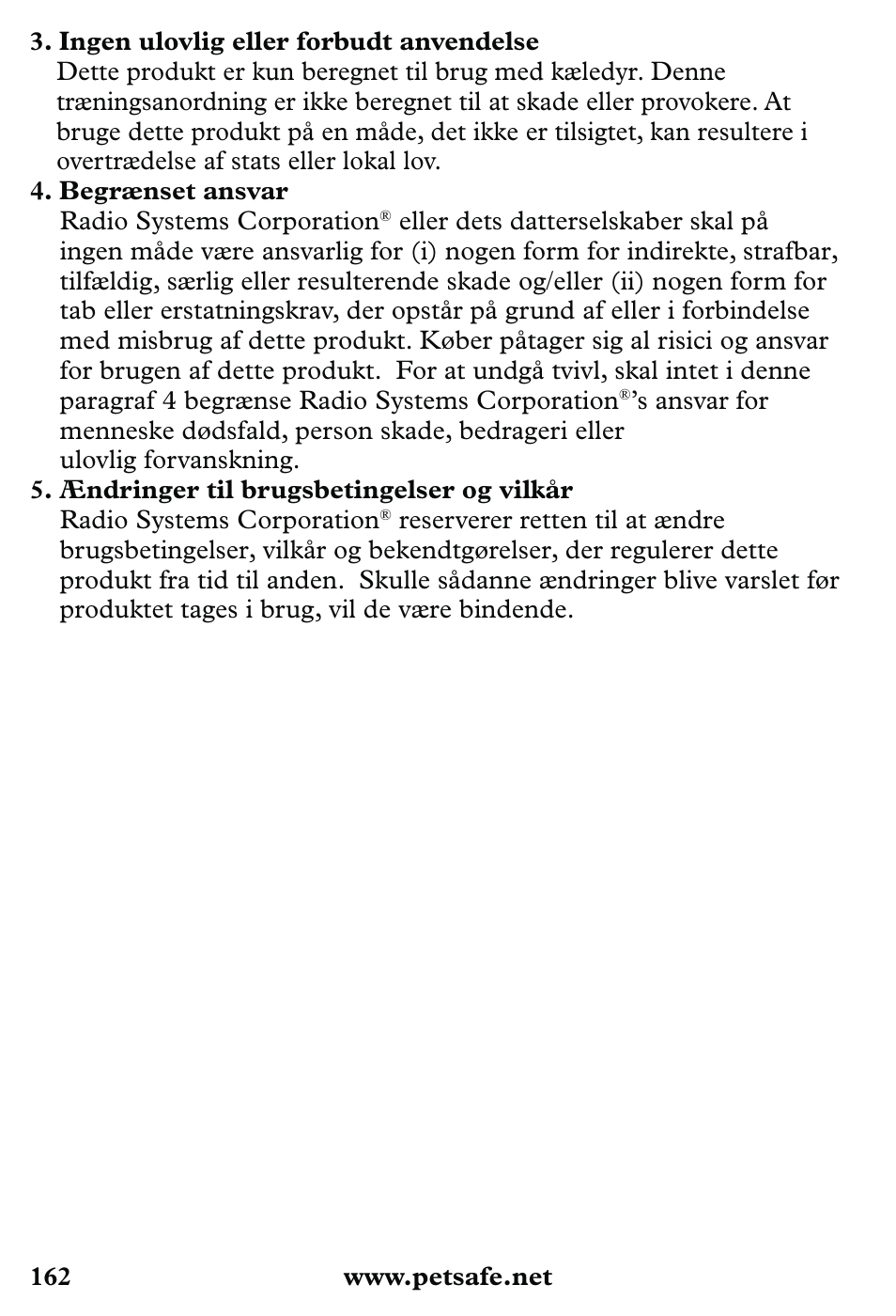Petsafe 350 m Little Dog Deluxe Remote Trainer User Manual | Page 162 / 164