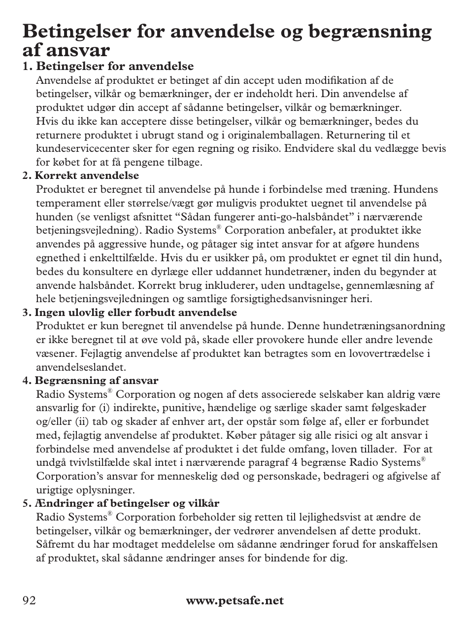 Petsafe Deluxe Bark Control User Manual | Page 92 / 96