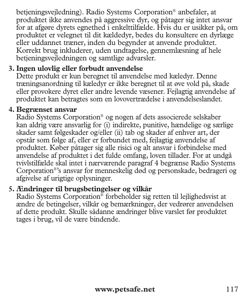 Petsafe Deluxe Big Dog Bark Control User Manual | Page 117 / 120
