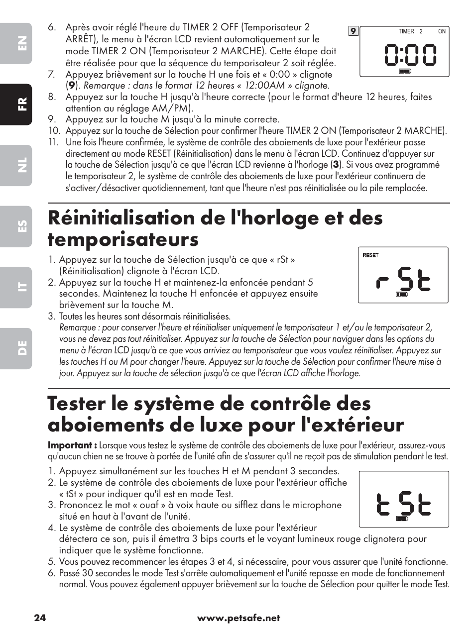 Petsafe Deluxe Outdoor Bark Control User Manual | Page 24 / 80