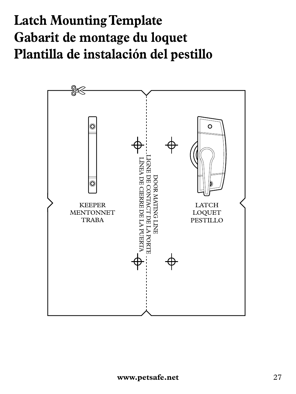Petsafe Deluxe Patio Panel Pet Door User Manual | Page 27 / 28