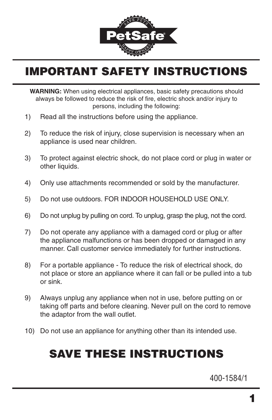 Petsafe Drinkwell® Pagoda Fountain User Manual | 7 pages