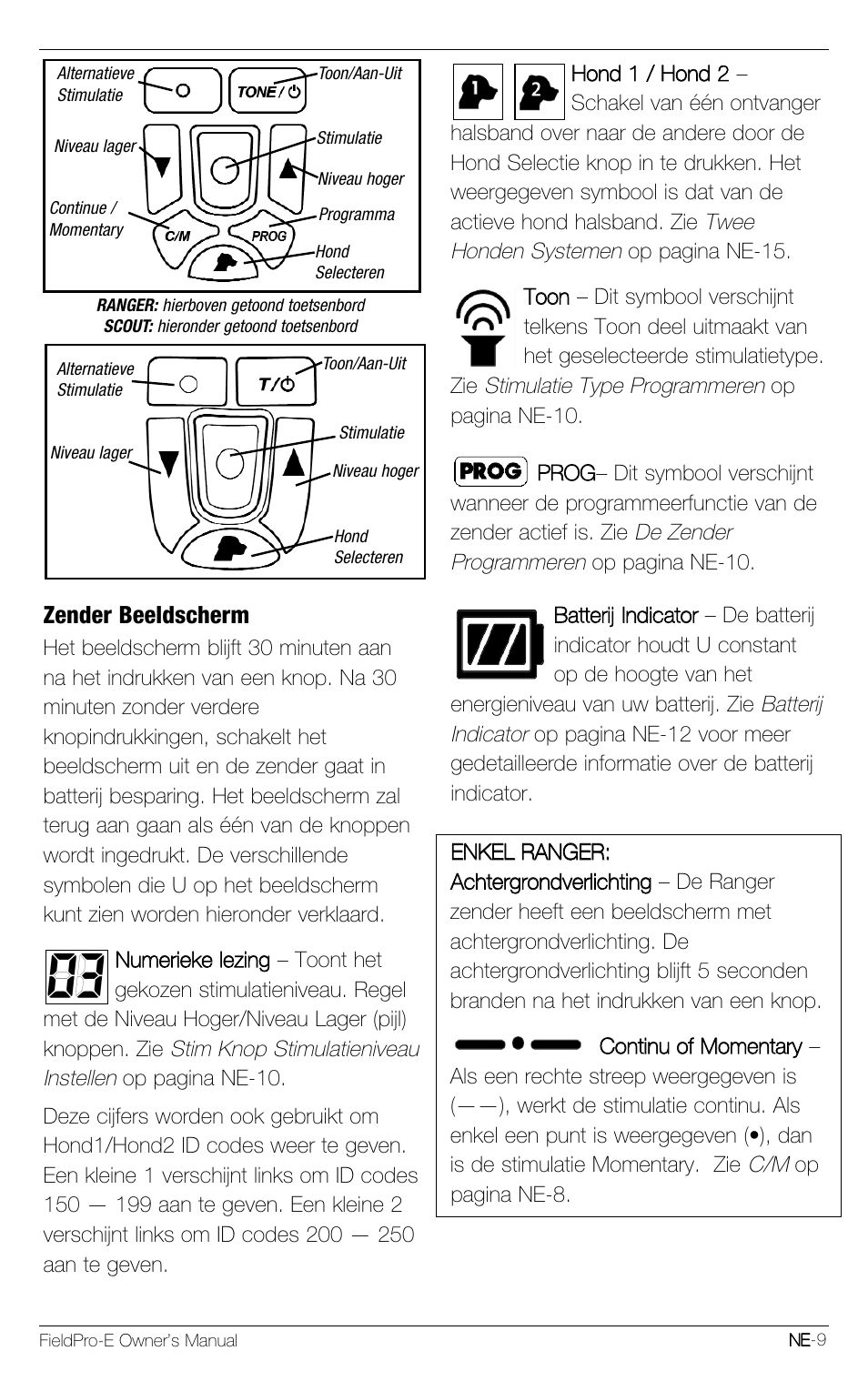 Petsafe Innotek FieldPro Remote Trainer User Manual | Page 119 / 156