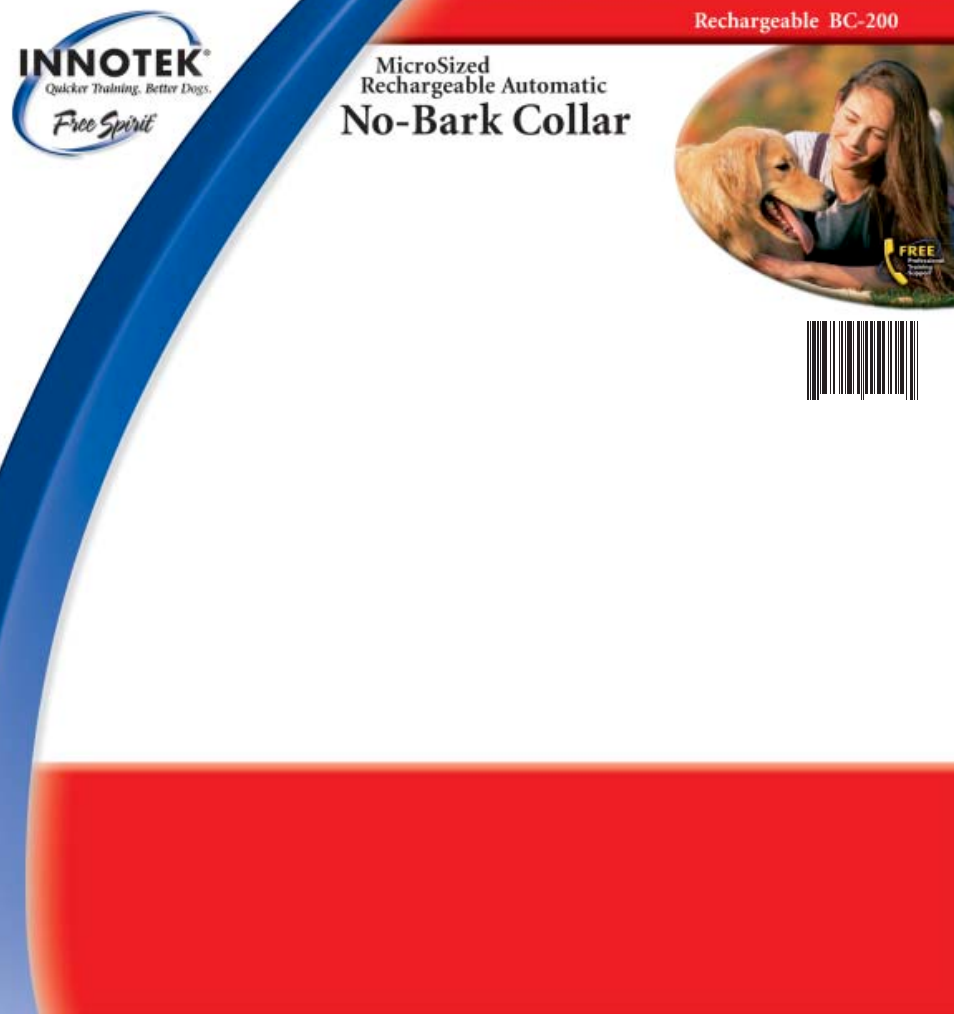 The safe, effective way to stop excessive barking, System includes, We care. call us first | Petsafe Innotek No-Bark Collar User Manual | Page 2 / 4