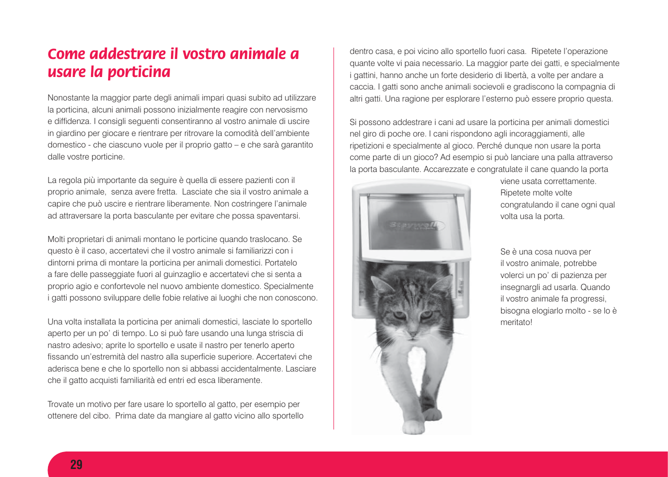 Petsafe Original 2 Way Pet Door User Manual | Page 30 / 40