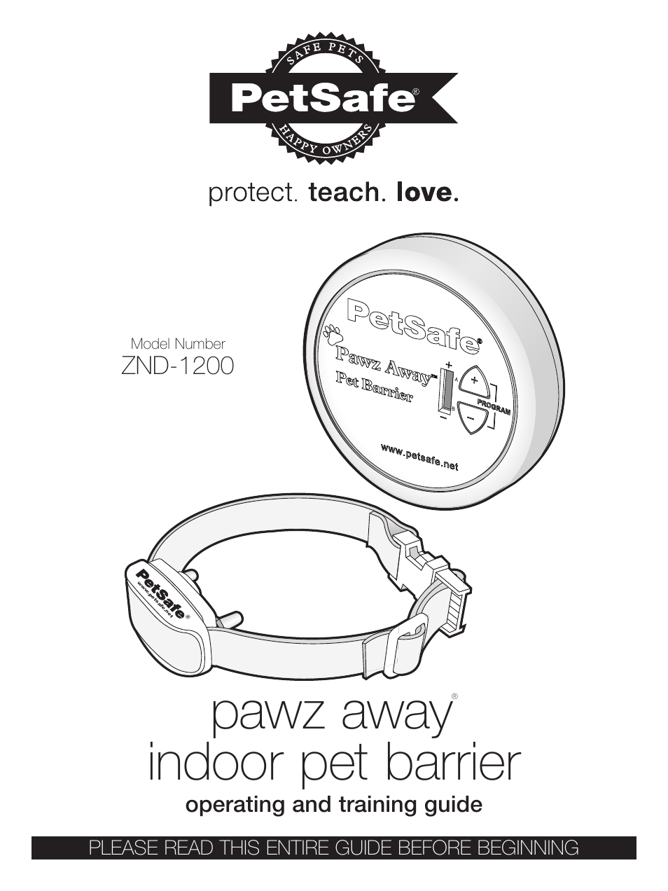 Petsafe Pawz Away® Indoor Pet Barrier User Manual | 20 pages