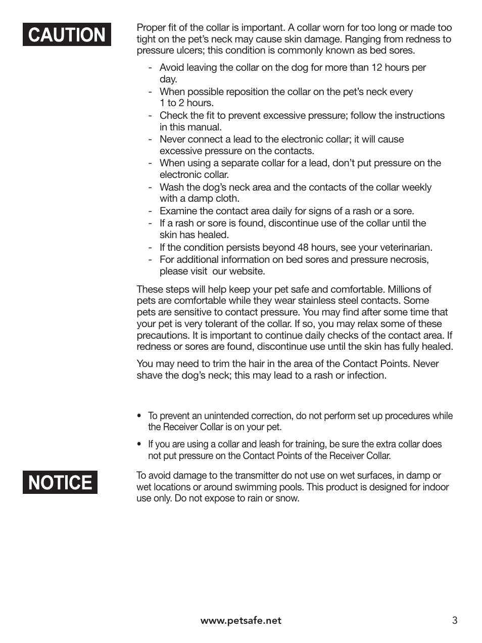 Petsafe Pawz Away® Indoor Pet Barrier User Manual | Page 3 / 20