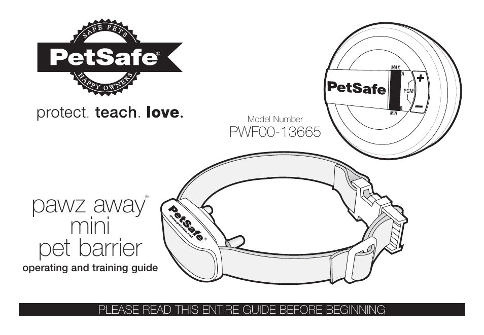 Petsafe Pawz Away® Mini Pet Barrier User Manual | 24 pages