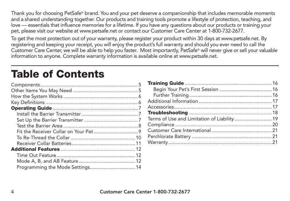 Petsafe Pawz Away® Mini Pet Barrier User Manual | Page 4 / 24
