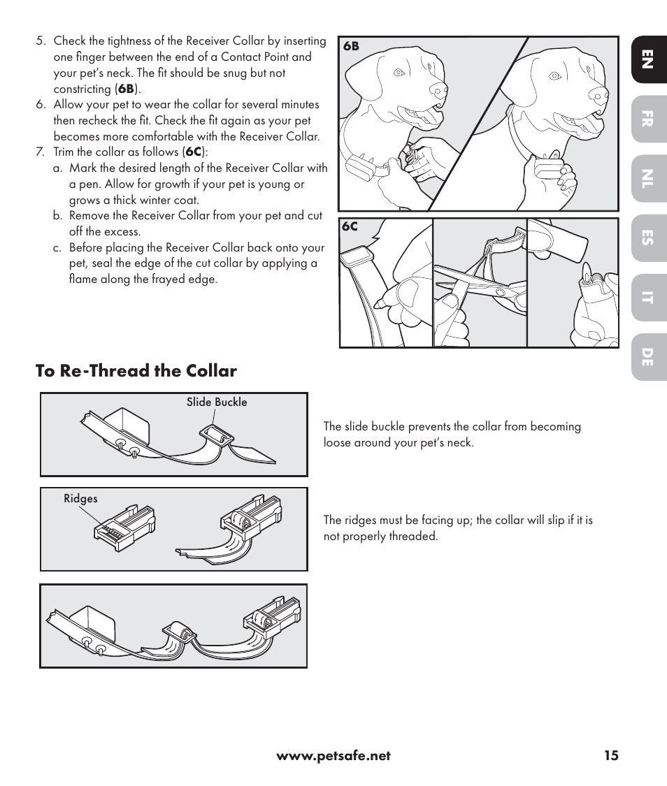 Petsafe Stay+Play Wireless Fence PIF17-13478 User Manual | Page 15 / 160