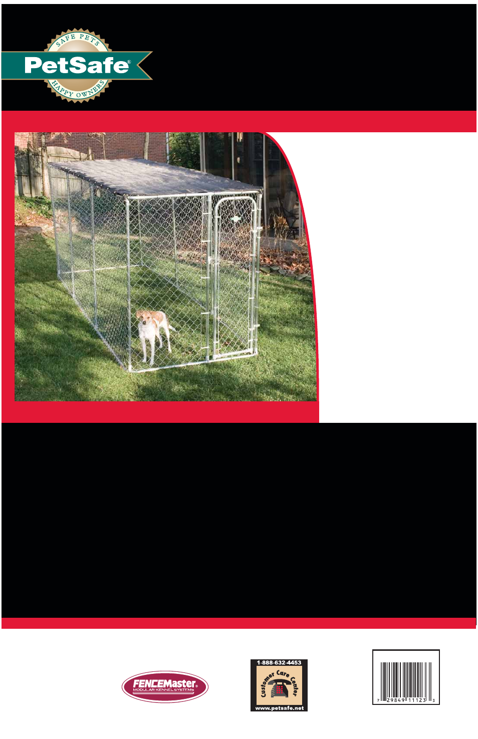 Petsafe The SunBlock Top 1.52m x 4.57m User Manual | 2 pages