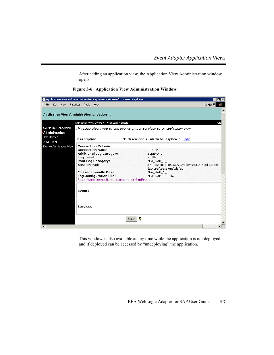 BEA WebLogic Adapter for SAP User Manual | Page 35 / 94