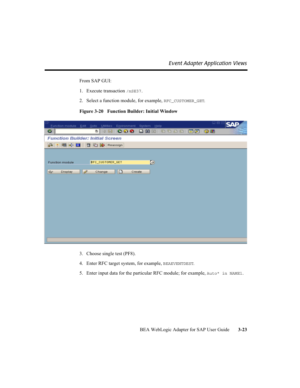 BEA WebLogic Adapter for SAP User Manual | Page 51 / 94