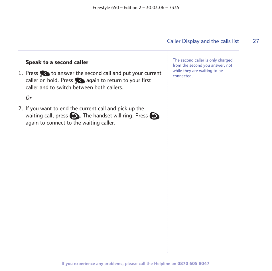 BT Freestyle 650 User Manual | Page 27 / 68