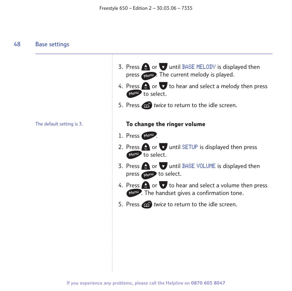 BT Freestyle 650 User Manual | Page 48 / 68